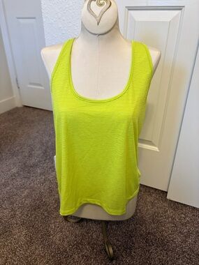 Champion Neon Yellow Racerback Tank